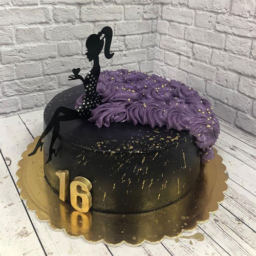 Торт на заказ к дню рождения #0485