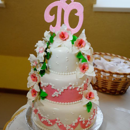 Свадебный торт на заказ #0033