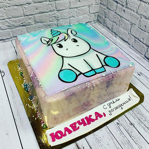 Торт на заказ к дню рождения #0482
