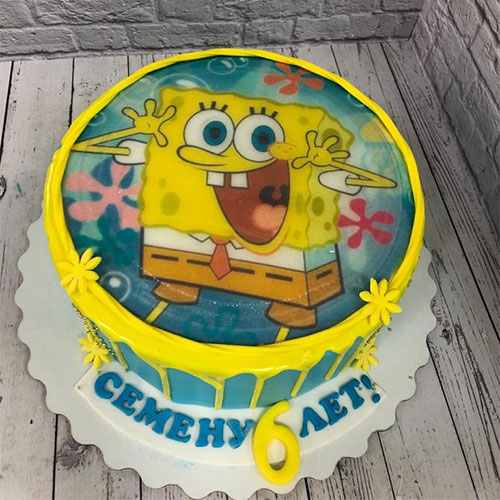 Торт на заказ к дню рождения #0437