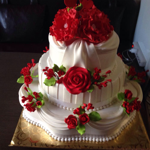 Свадебный торт на заказ #0176