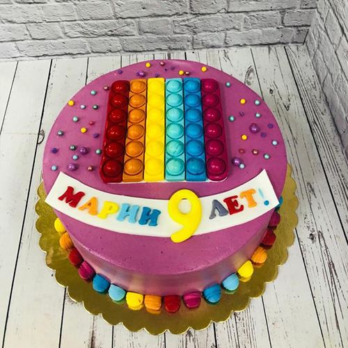 Торт на заказ к дню рождения #0510